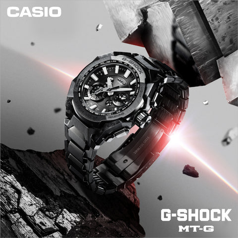 CASIO MTG-B4000BD-1AJF Bluetooth Solar Atomic Watch G-SHOCK MT-G Series Black Stylish Durable Multi-Function
