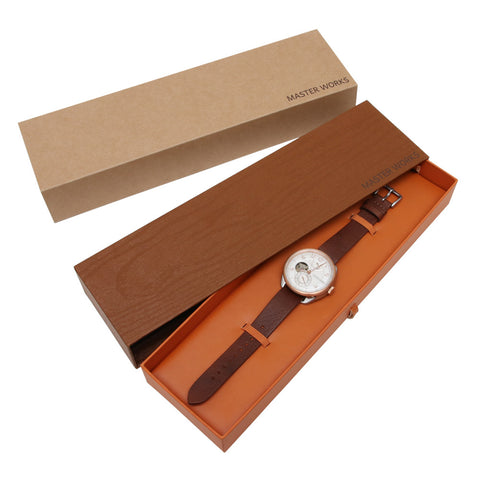 MW06SRS-ECDBO8 8 Quartz 3-Hand Movement Elegant Design Water Resistant Stylish Timepiece