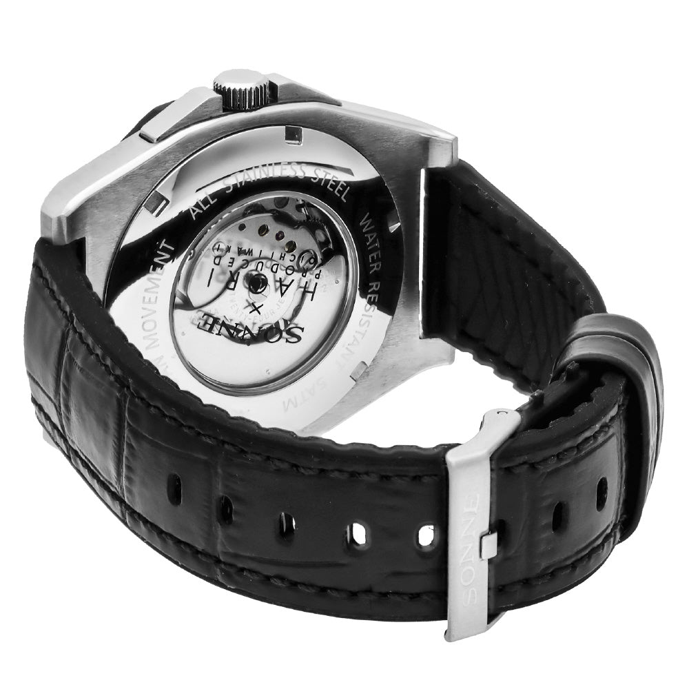 IPPO JAPAN WATCH N030SSBK Watch - SONNE×HAORI Men's Watch 1-Year Warranty Premium Black Design Water Resistant Stylish (Image