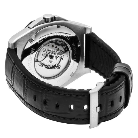 IPPO JAPAN WATCH N030SSBK Watch - SONNE×HAORI Men's Watch 1-Year Warranty Premium Black Design Water Resistant Stylish (Image