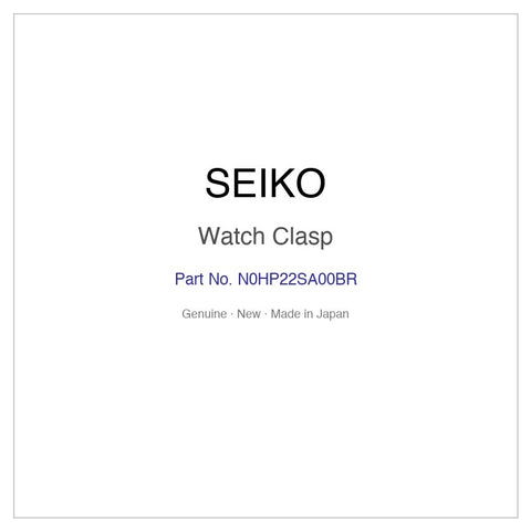 SEIKO N0HP22SA00BR Watch Clasp for SSQR001 and More Models