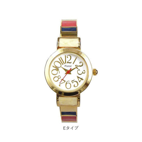 plaisir NCM-074 Watch - Nickel-Free Bangle Watch Elegant Design Durable Stainless Steel Water-Resistant (Image 3)