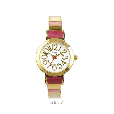 plaisir NCM-074 Watch - Nickel-Free Bangle Watch Elegant Design Durable Stainless Steel Water-Resistant (Image 5)
