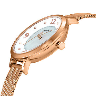 IPPO JAPAN WATCH ND30PG Watch - Nudie Drop Pink Gold Elegant Design 1-Year Warranty Water Resistant Fashionable Timepiece (Im
