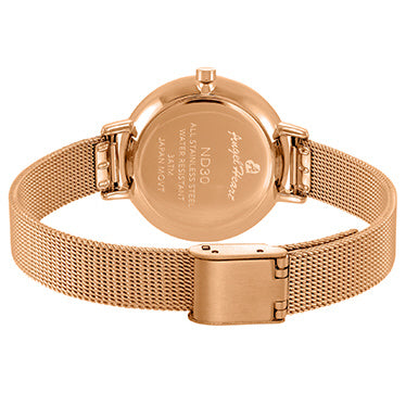 IPPO JAPAN WATCH ND30PG Watch - Nudie Drop Pink Gold Elegant Design 1-Year Warranty Water Resistant Fashionable Timepiece (Im