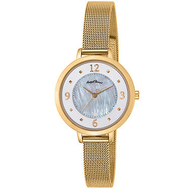 Angel Heart ND30YG Watch - Elegant Design Water Resistant 1-Year Warranty White Dial Authentic