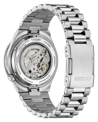 CITIZEN NJ0230-59L Watch - Mechanical Movement Stainless Steel Case Blue Dial Water Resistant 40mm (Image 4)
