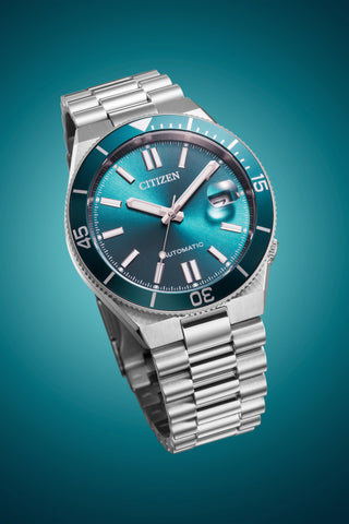 CITIZEN NJ0231-56L Watch - Mechanical Movement Stainless Steel Case Blue Dial Water Resistant Elegant Design (Image 2)