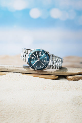 CITIZEN NJ0231-56L Watch - Mechanical Movement Stainless Steel Case Blue Dial Water Resistant Elegant Design (Image 6)