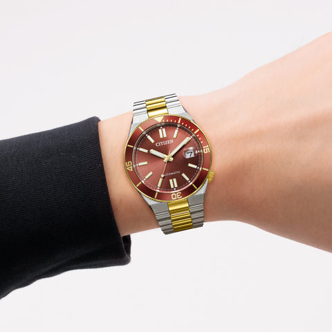 CITIZEN NJ0234-58X Watch - Mechanical Movement Stainless Steel Case Water Resistant Elegant Design (Image 10)