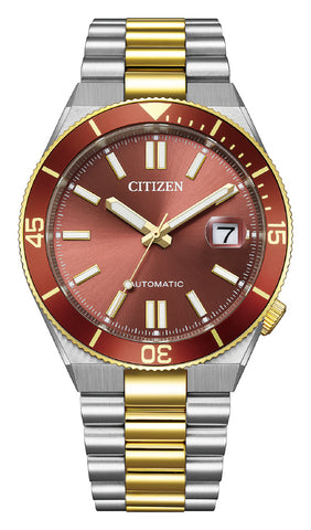 CITIZEN NJ0234-58X Watch - Mechanical Movement Stainless Steel Case Water Resistant Elegant Design