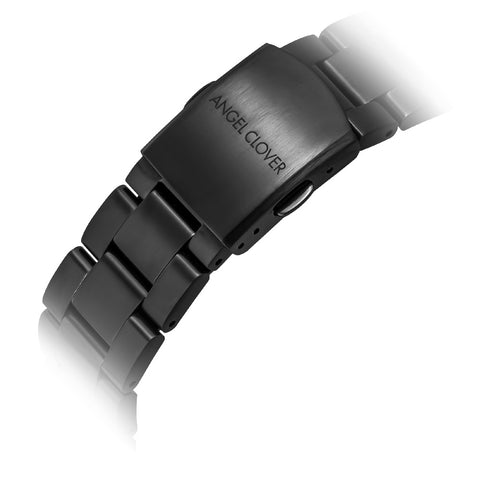 NLUS41BKELT Luce Solar Eco-Friendly Watch 1-Year Warranty Black Stainless Steel Elegant Design