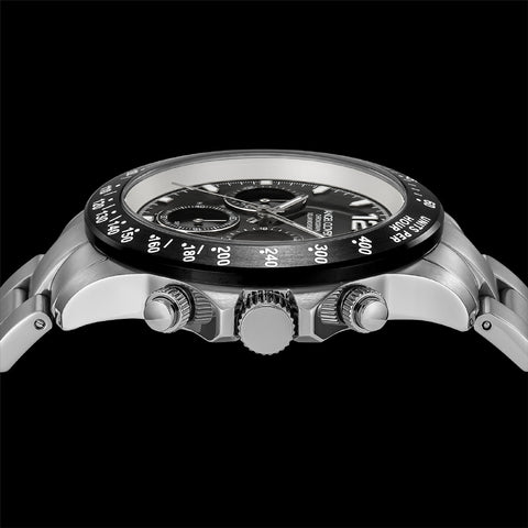 NLUS44SBK-BK NLUS44SBK-BK Watch - Luce Solar Eco-Friendly Timepiece 1-Year Warranty Stylish Black Design Water Resistant (Ima