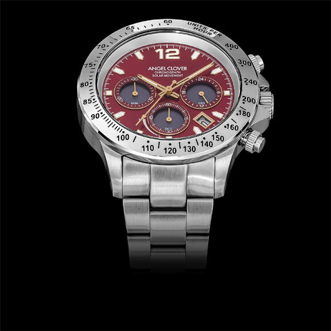NLUS44SSVRE Luce Solar Silver Bezel Eco-Friendly Solar Power 1-Year Warranty Stylish Design