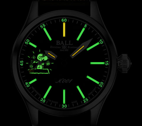 Ball SNOOPY FLYING ACE NM2638C-L2J-BK Automatic Unisex Watch