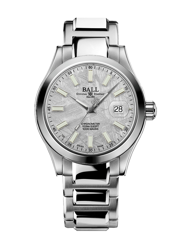 Ball NM9026C-S46CJ-MSL Watch - Watch MARVELIGHT CHRONOMETER 40 METEORITE (Image 10)