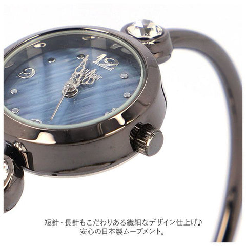 plaisir NTK-252 Watch - Nickel-Free Bangle Watch Gold White Elegant Design Durable Construction Stylish Accessory (Image 10)