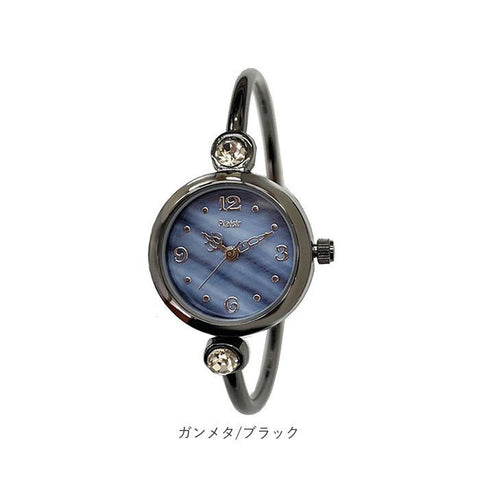 plaisir NTK-252 Watch - Nickel-Free Bangle Watch Gold White Elegant Design Durable Construction Stylish Accessory (Image 4)