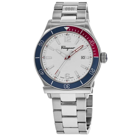 SALVATORE FERRAGAMO SFU500523 New Gent 2 Year Warranty Stylish