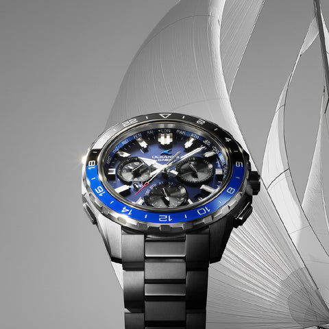 CASIO OCW-P3000-2AJF Bluetooth Solar Radio Controlled Watch Stylish Oceanus Design Water Resistant Features