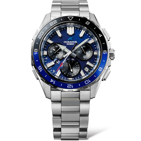 CASIO OCW-P3000-2AJF Bluetooth Solar Radio Controlled Watch Stylish Oceanus Design Water Resistant Features