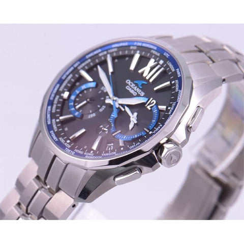 Casio Oceanus OCW-S3400-1AJF MANTA Radio Solar Men`s Watch Japan OCW-S3400-1A