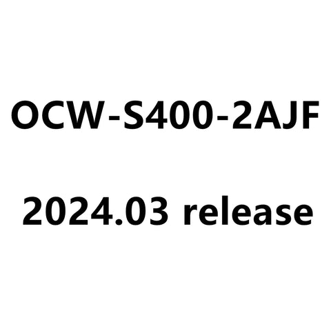 Casio Oceanus  OCW-S400-2AJF  OCW-S400-2A Manta S400 Series 2024.03 release Watch