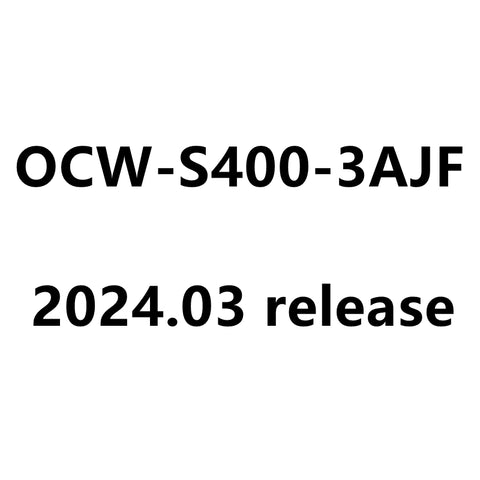 Casio Oceanus  OCW-S400-3AJF  OCW-S400-3A Manta S400 Series 2024.03 release Watch