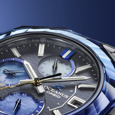 CASIO OCW-S6000AP-1AJR Bluetooth Solar Radio Controlled Elegant Design Indigo Ocean Color
