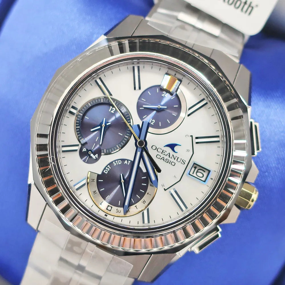 新品未使用OCEANUS OCW-S6000PBS-7AJR世界限定100本 OCEACasio NUS OCW-S6000PBS-7AJR Premium Production Line Limited