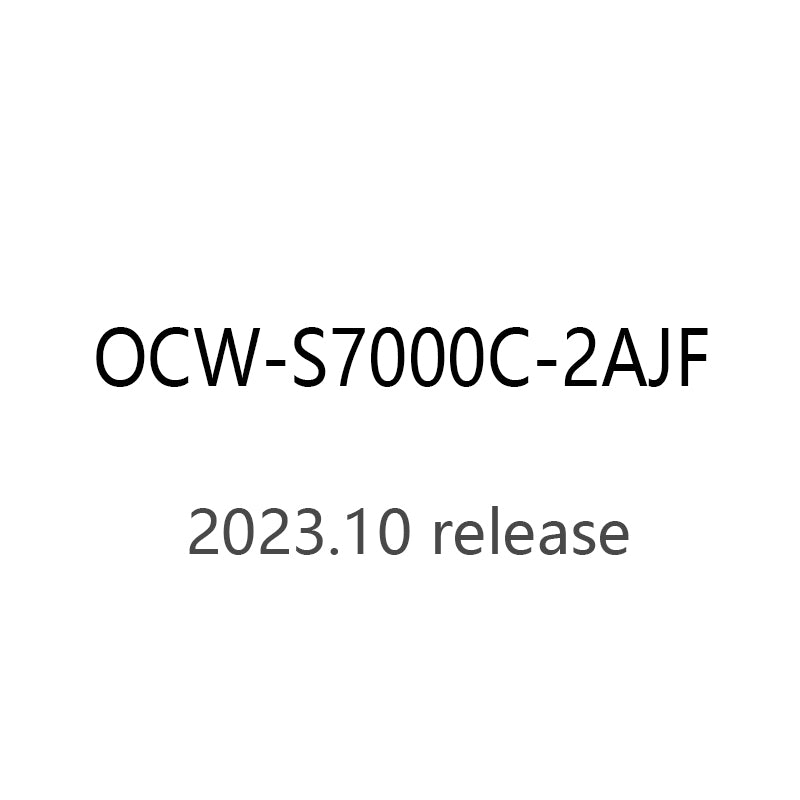 CASIO oceanus OCW-S7000C-2AJF OCW-S7000C-2A  solar powered 10ATM watch 2023.10 Release - IPPO JAPAN WATCH 