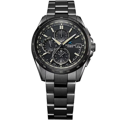 Casio Men's OCEANUS Classic Line All-Black DLC OCW-T2600JB