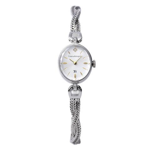 Time&Bouquet OTB-002-S Watch - Elegant Design Water Resistant Quartz Movement Stainless Steel Case Adjustable Strap