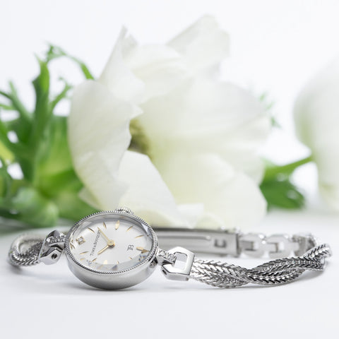 Time&Bouquet OTB-002-S Watch - Elegant Design Water Resistant Quartz Movement Stainless Steel Case Adjustable Strap (Image 4)