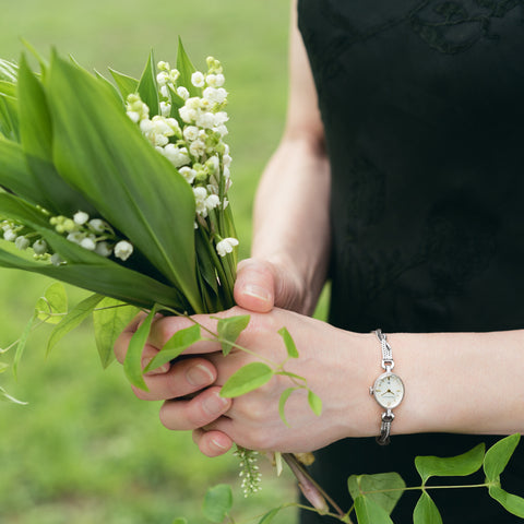 Time&Bouquet OTB-002-S Watch - Elegant Design Water Resistant Quartz Movement Stainless Steel Case Adjustable Strap (Image 6)