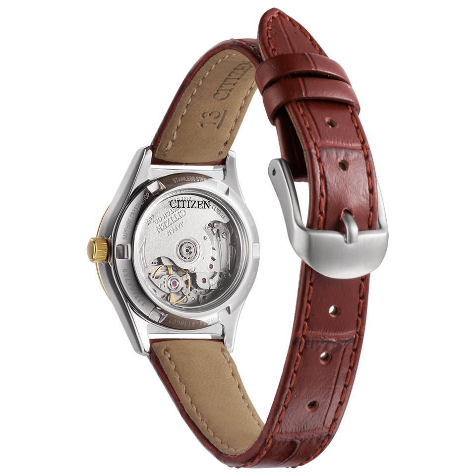 IPPO JAPAN WATCH PD7166-03A WATCH - Citizen Collection analog Mechanical leather strap ladies watch 2026.1.15 release (Image 