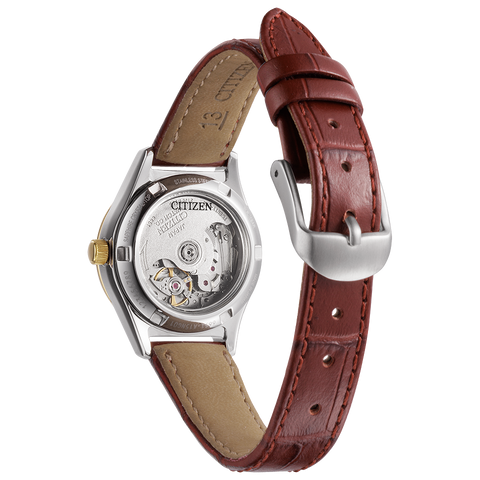 IPPO JAPAN WATCH PD7166-03A WATCH - Citizen Collection analog Mechanical leather strap ladies watch 2026.1.15 release (Image 