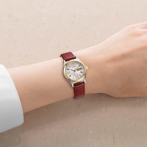 IPPO JAPAN WATCH PD7166-03A WATCH - Citizen Collection analog Mechanical leather strap ladies watch 2026.1.15 release (Image 