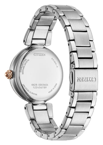CITIZEN PR105050W Mechanical Open Heart Automatic Movement Elegant Design Stainless Steel Case 50M Water Resistance