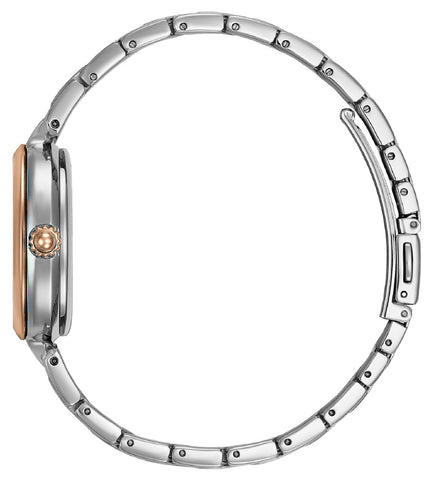 CITIZEN PR105459A Mechanical Open Heart Pink Gold Color Automatic Movement Elegant Design 100M Water Resistance