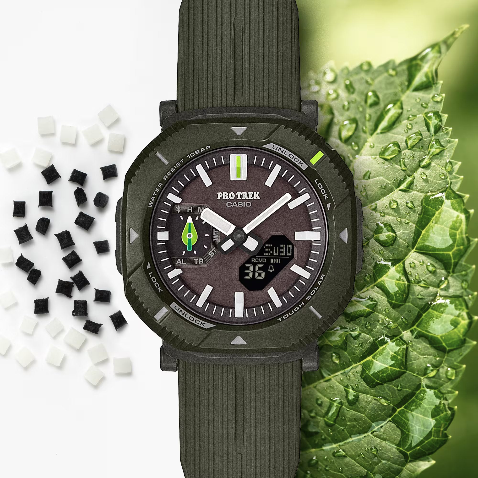 IPPO JAPAN WATCH PRJ-B001NJ-3JR WATCH - Casio Quartz x Japan Nature Conservation Society x Pickles the Frog 2026.2 release (I