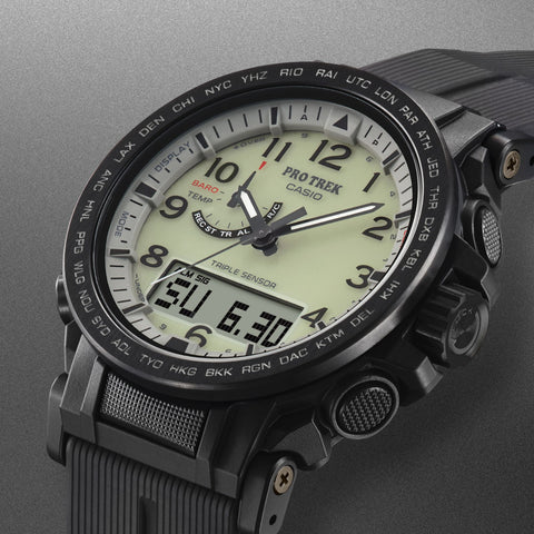 CASIO PRW-51LD-1JF Solar Powered Radio Controlled Lightweight Durable Design with Luminous Dial and Water Resistance