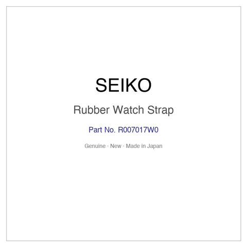 SEIKO R007017W0 Rubber Watch Strap for SBEF005 SBEF005J and More Models