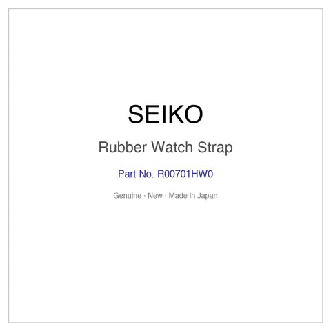 SEIKO R00701HW0 Rubber Watch Strap for SBEF031 SBEF031J and More Models