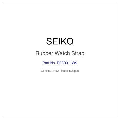 SEIKO R02D011W9 Rubber Watch Strap for SBEM001 and More Models