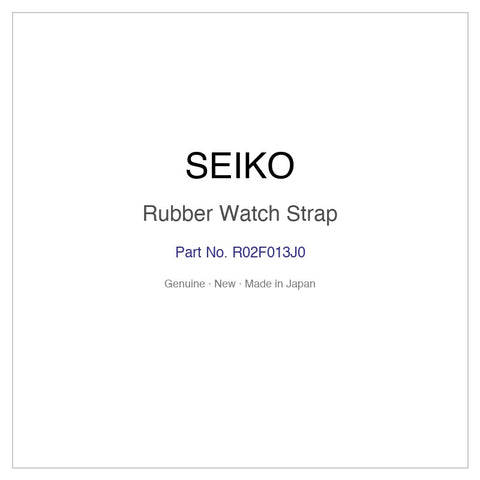 SEIKO R02F013J0 Rubber Watch Strap for SRPD15K1 SBDY023 SRPC95J1 SRPC95K1 SRPH59J8 and More Models