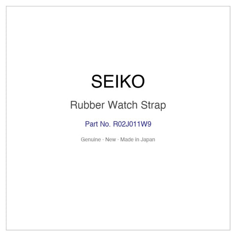 SEIKO R02J011W9 Rubber Watch Strap for SBEB023 and More Models