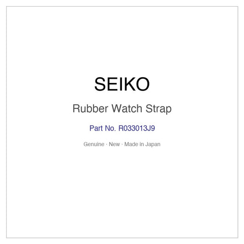 SEIKO R033013J9 Rubber Watch Strap for SBDN051 and More Models