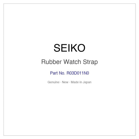 SEIKO R03D011N0 Rubber Watch Strap for SRPE31K1 SBDY061 and More Models