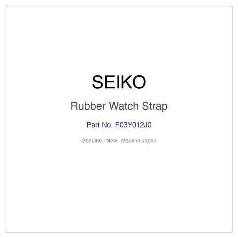 SEIKO R03Y012J0 Rubber Watch Strap for SBSA149 SRPH63K1 and More Models